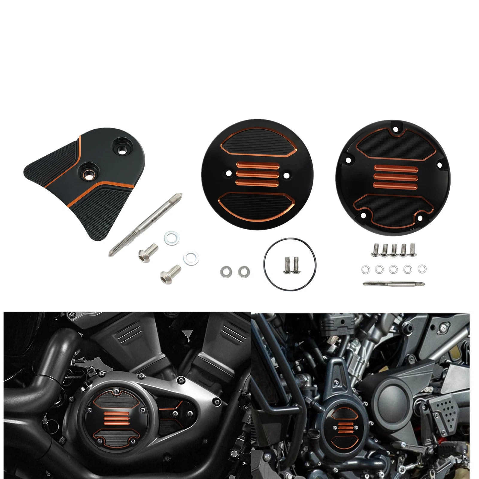 Alternator Plug & Clutch Trim Covers for Harley Pan America Special (2021–2025)