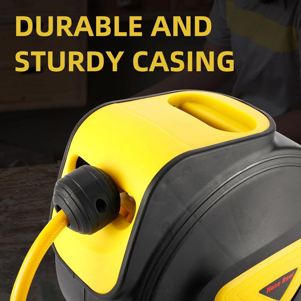 Retractable Air Hose Reel for Hybrid Air Hose 5/16 IN x 33 FT