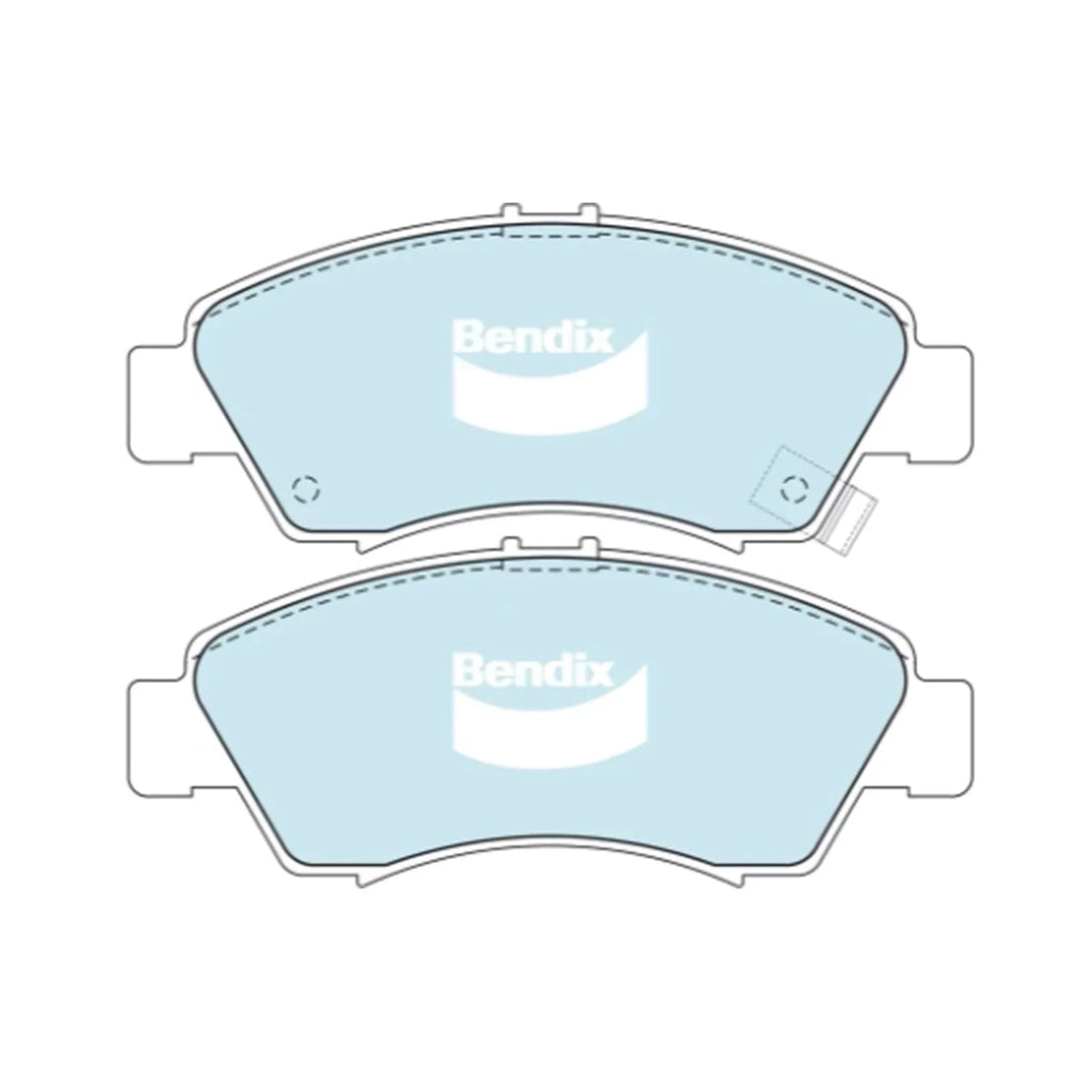 GCT Front Disc Brake Pad Set for Honda Jazz GD (2002 - 2008)