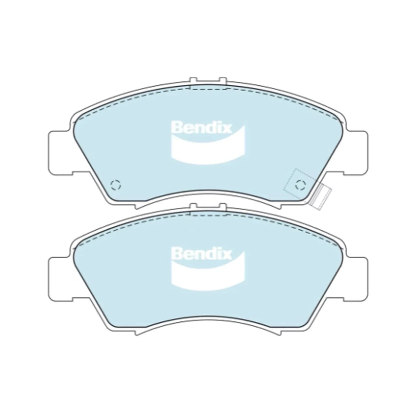 GCT Front Disc Brake Pad Set for Honda Jazz GD (2002 - 2008)
