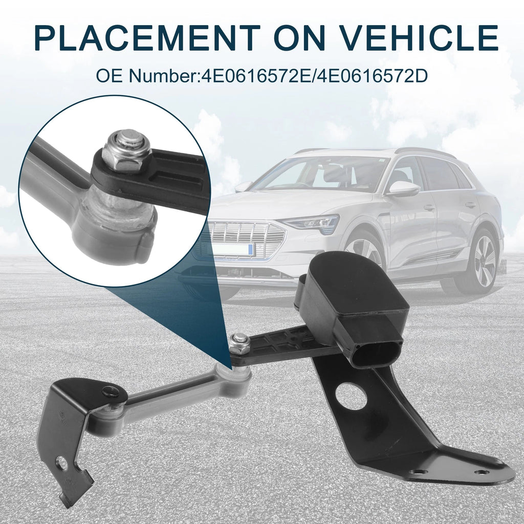 Air Suspension Ride Height Level Sensor for Audi A8 (2003–2010) No. 4E0616572E
