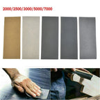 Set of 5 Sandpaper 2000/2500/3000/5000/7000 Grit for Abrasive Tool 230x93mm