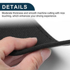 Car Door Leather Anti Kick Pad Sticker for BMW X3 (2011 - 2013) Black 1 Set
