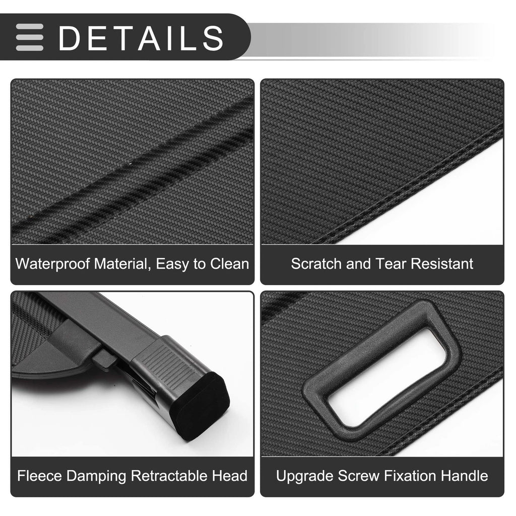 Retractable Cargo Cover for Kia Sorento (2016–2020) Black Carbon Fiber