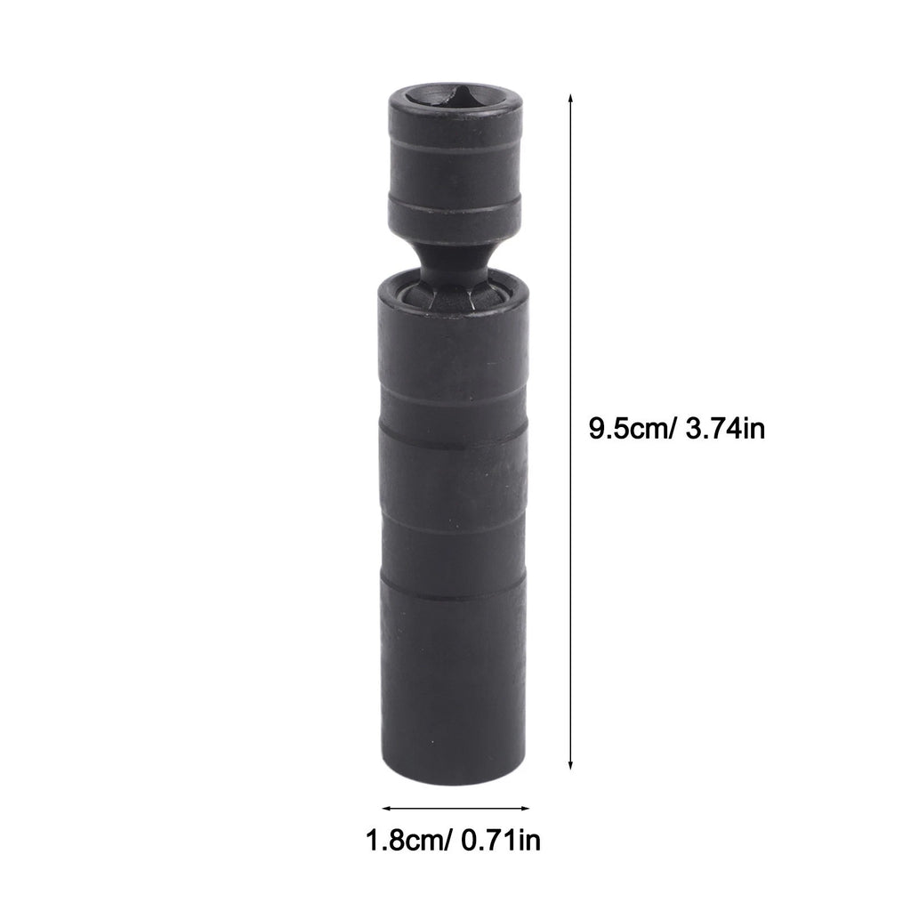 Magnetic Spark Plug Socket Set of 2 (14mm & 16mm) Flexible Wrench Tool