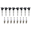 Set of 8 Ignition Coils & Denso Platinum Spark Plugs for Audi R8 RS4 RS5 RS6 (2008–2021)