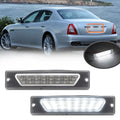 2X White LED Number Plate Light Lamps for Maserati Coupe 4200 (2001–2007)