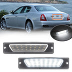 2X White LED Number Plate Light Lamps for Maserati Coupe 4200 (2001–2007)