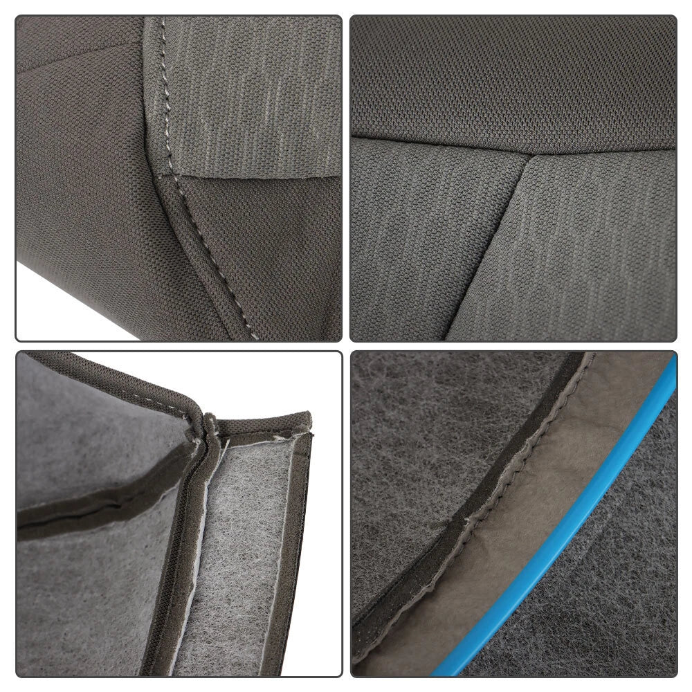 Seat Cover for Dodge Ram 1500 2500 3500 (2013–2018) Gray Bottom Fabric