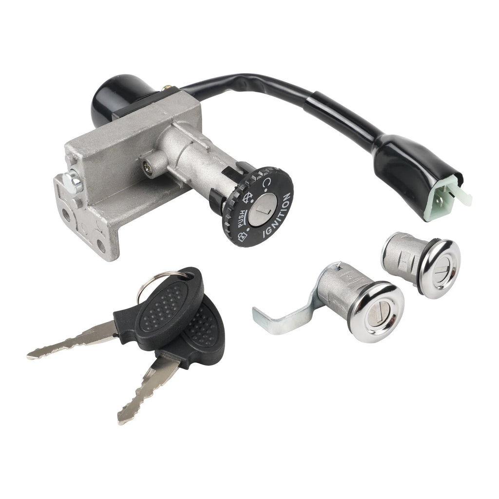 Ignition Saddle Lock Switch with Keys for GY6 Taotao Jonway Roketa (2000–2023)