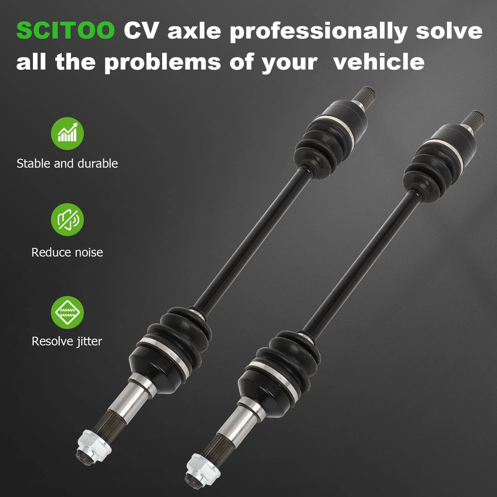 Set of 2 Rear Half Shaft CV Axles for Yamaha YXZ1000R (2016–2022)