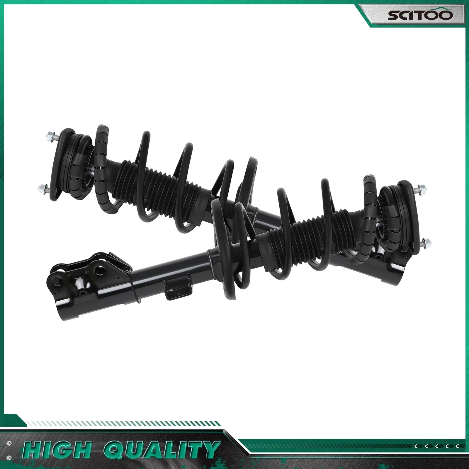 2Pcs Complete Struts Coil Spring Shocks for Mazda CX-5 (2013–2016)