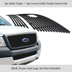 Stainless Black Grille Combo for Ford F-150 (2004-2005)