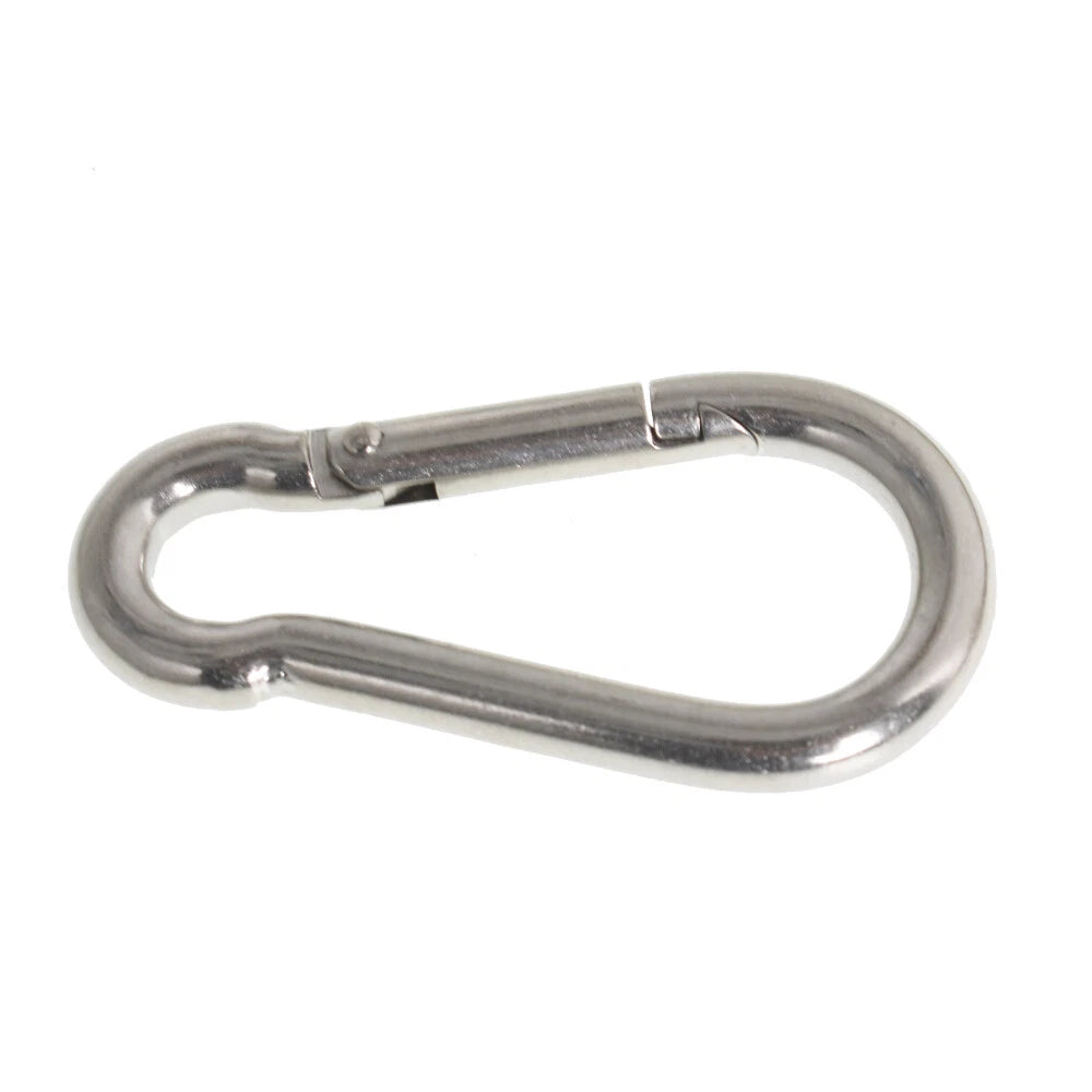 Set of 4 Spring Snap Hook Carabiner Clips for Automotive Use