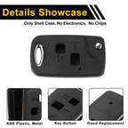 2 Button Key Fob Shell Case for Lexus RX300 (2000) - Black