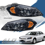 Amber Smoke Lens Headlights for Chevy Impala, Monte Carlo (2006–2013)