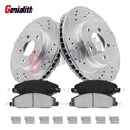 293mm Front Drilled Brake Rotors & Ceramic Pads for Ford Mustang (2005–2010)