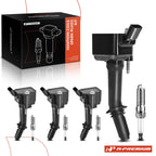 Set of 4 Ignition Coils and 4 Iridium Spark Plugs for Chevy Equinox Malibu