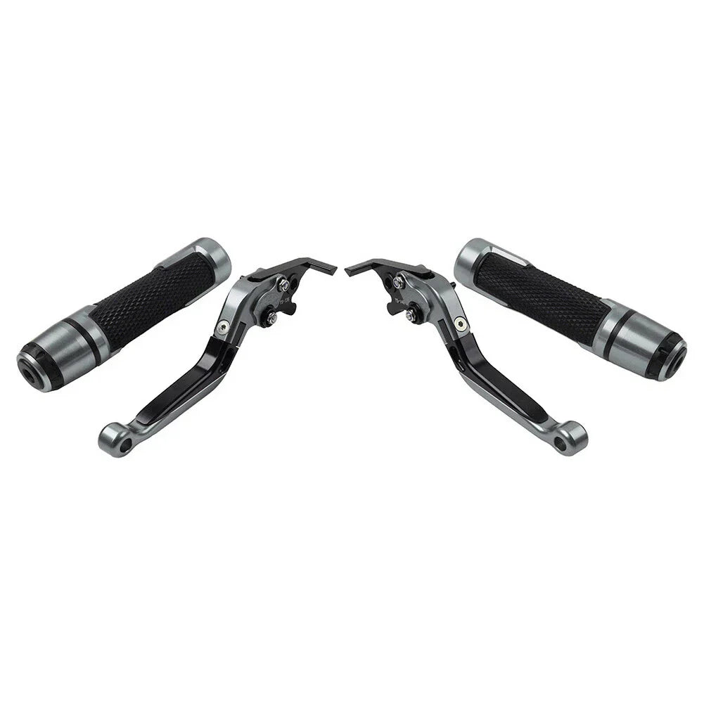 Extendable Brake Clutch Lever Grip Set for Kawasaki Z1000 ZX6R (2003-2023)