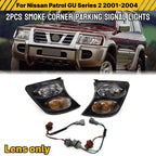 2x Front Repeater Indicator Light for Nissan Patrol GU Series 2 (2001–2004)