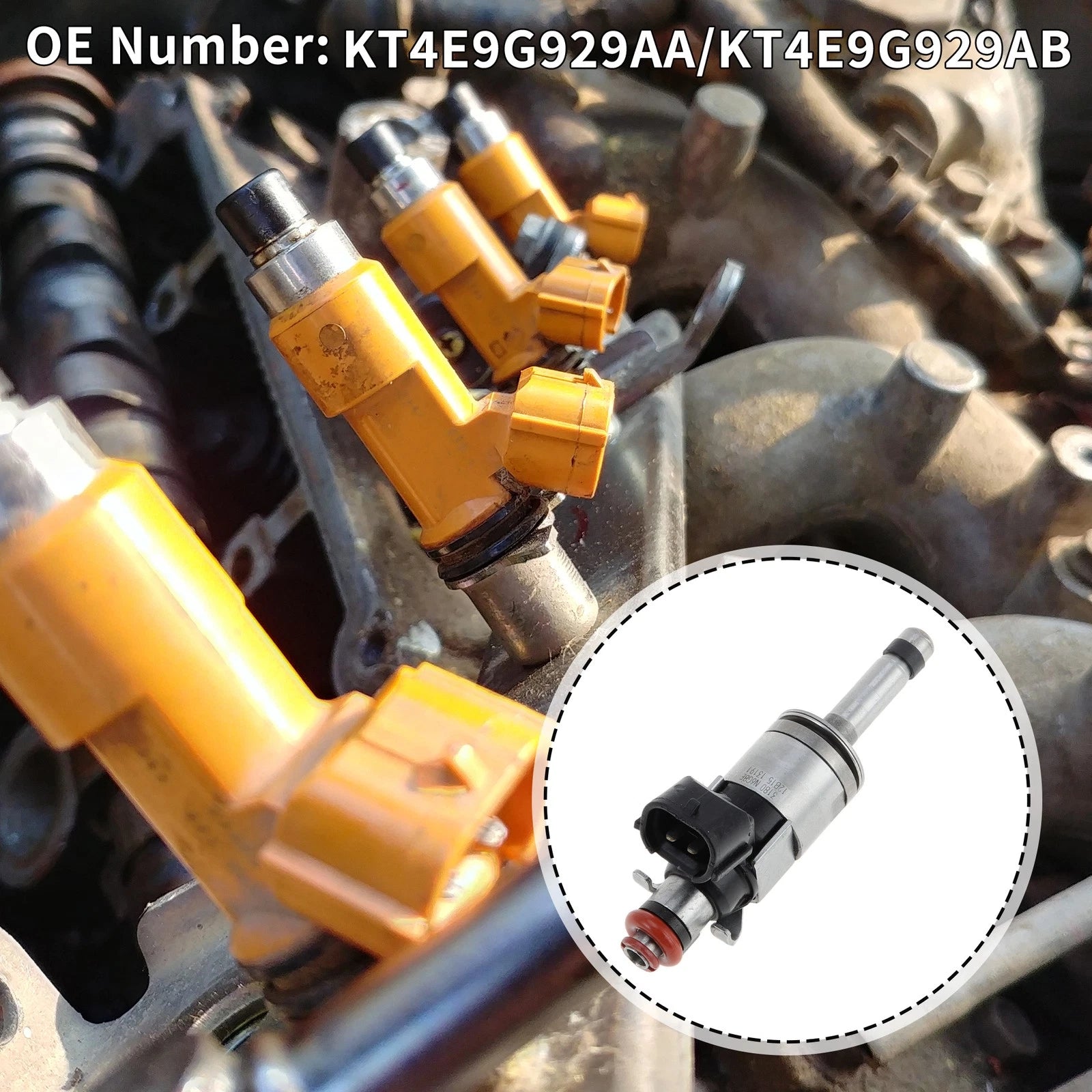 Fuel Injector No.KT4E9G929AA for Ford F150 (2019–2023)