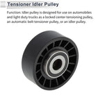 Drive Belt Idler Pulley for Mercedes-Benz C-Class (1995-2002) Black 1 x Pc