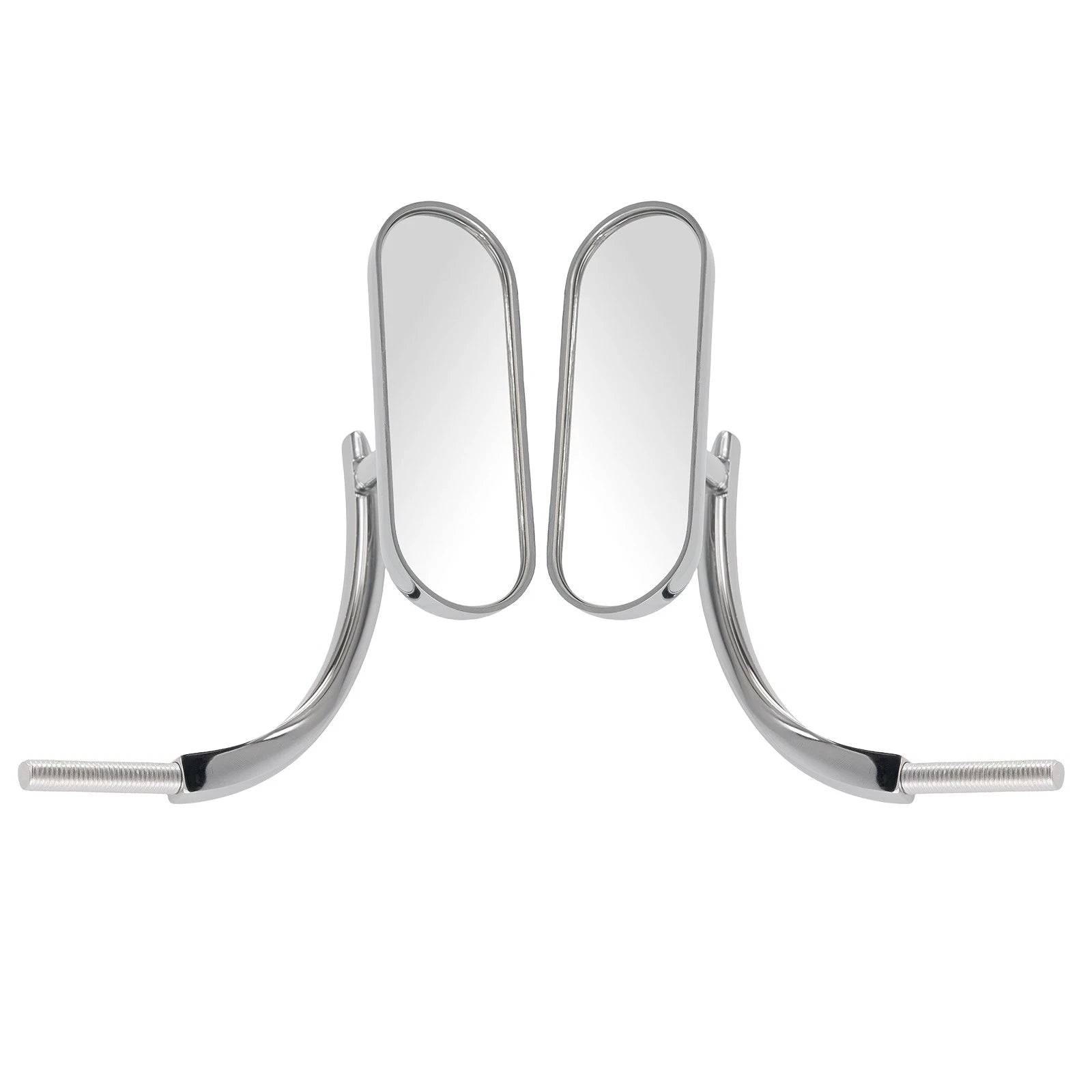 Chrome Motorcycle Mirrors for Harley Dyna/Sportster/Softail (8mm, 10mm)