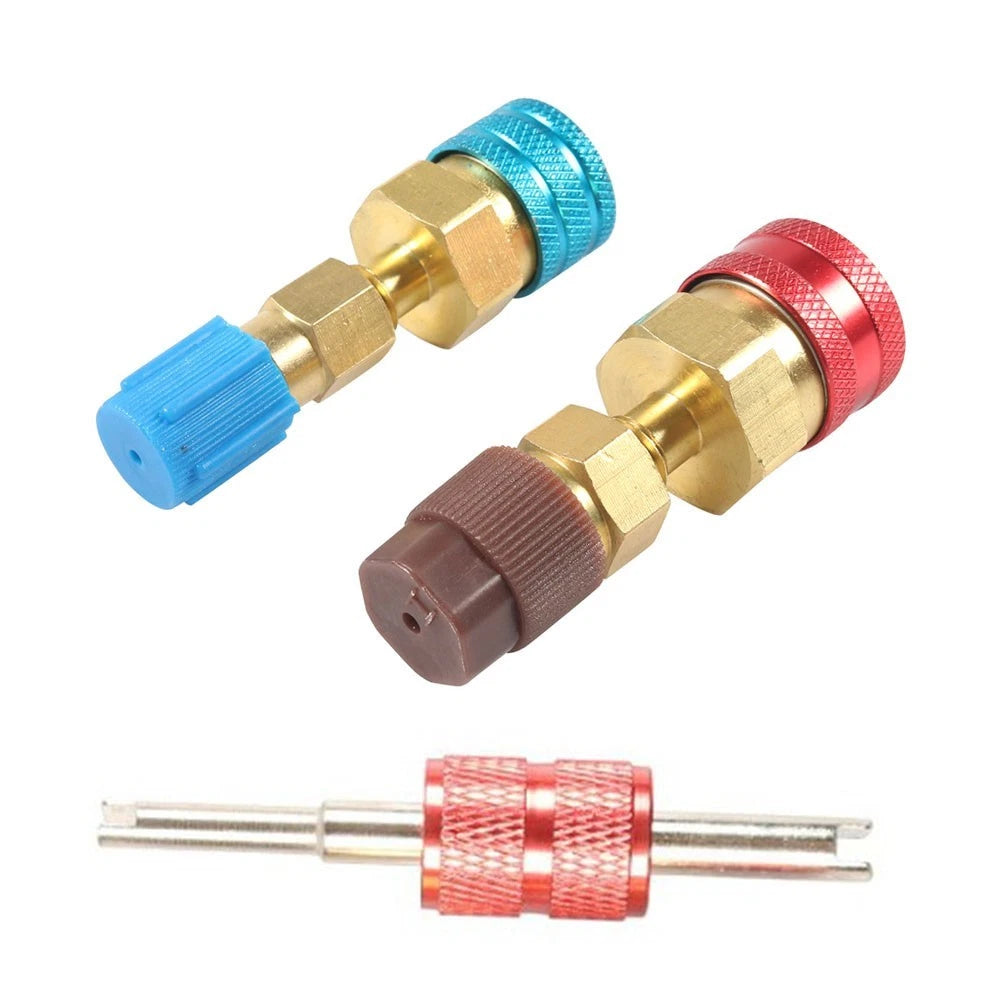 Hose Connectors for R1234YF to R134A Car AC (Set of 2)