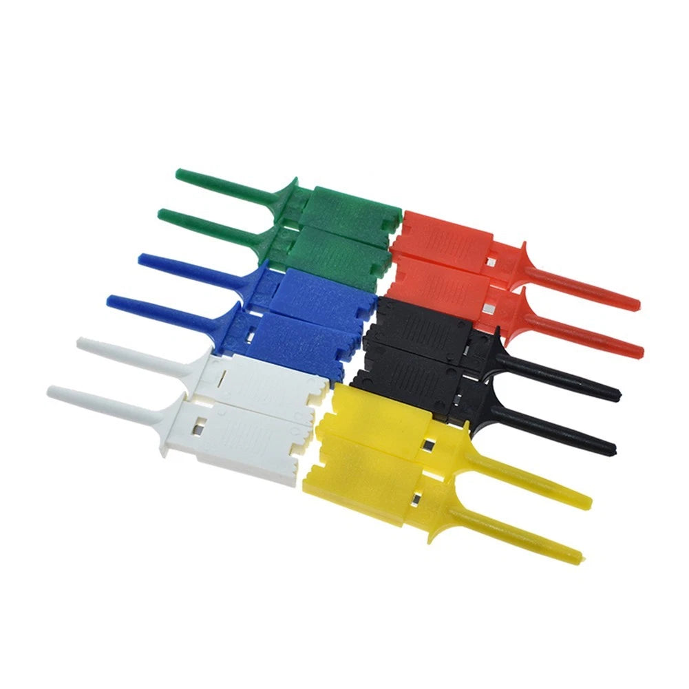 Set of 12 Electronic Testing Clip Hook for Automotive Applications