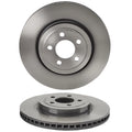 Set of 2 Brembo Front 345mm Brake Disc Rotors for Dodge Challenger Charger Magnum (2006–2023)