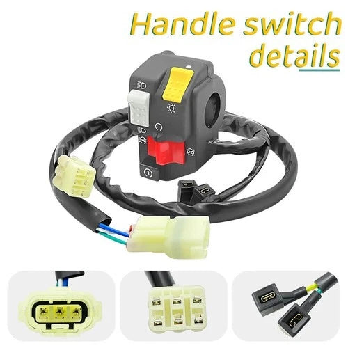 Left Handlebar Start Stop Kill Switch for Honda TRX400EX Sportrax (1999–2004)