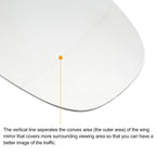 Right Heated Mirror Glass for BMW 325i 135i (2006–2013) No. 51167252894