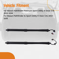 Set of 2 Rear Power Hatch Lift Supports for Nissan Pathfinder (2013–2015)