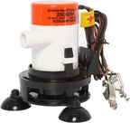 12V 350 GPH Livewell Aeration Pump for Boats (Adjustable Spray Head)