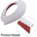 J Shape RV Rain Gutter for PVC Water Diversion (12 Inch Height)