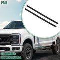 1 Pair Window Weatherstrip for Ford F-250 (1997–2007) No.F81Z2520758AA Black Rubber