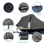 Striper 200 CC Center Console T-Top Hard-Top Boat Cover (Pro)