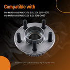 Set of 2 Front L&R Wheel Hub Assembly for Ford Mustang (2015–2020) HA590598