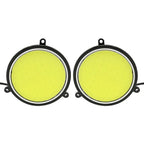 Pair COB White LED Daytime Running Lights for