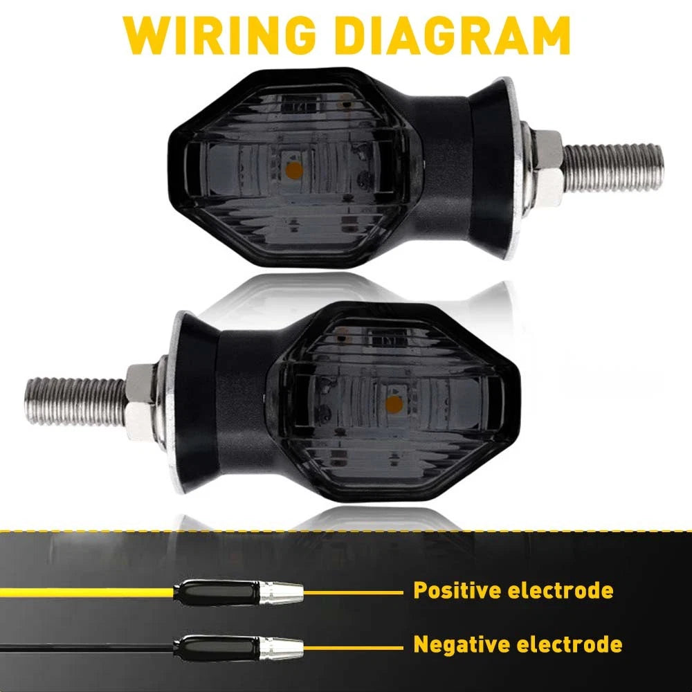 Smoked LED Turn Signal Indicator Light for Suzuki Honda