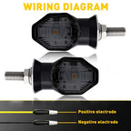 Smoked LED Turn Signal Indicator Light for Suzuki Honda
