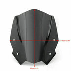 ABS Plastic Windshield for BMW G310R (2017–2022) Black T9