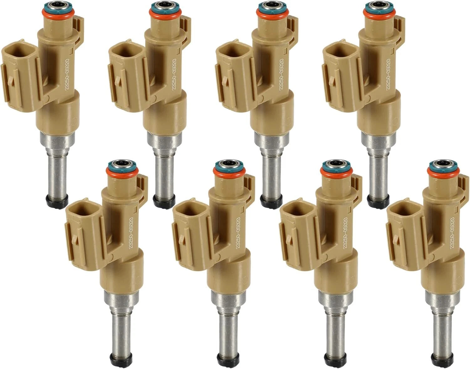 8PCS Fuel Injector 23250-0S020 23250-38040 for Lexus LX570 (2008–2010)