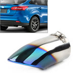 Stainless Rear Exhaust Pipe Tail Muffler Tip for Ford Focus (2011–2016) Blue
