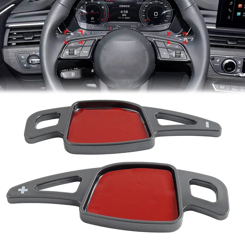 Steering Wheel Shifter Paddle Extensions for Audi A3 A4 A5 A6 A7 S4 S5