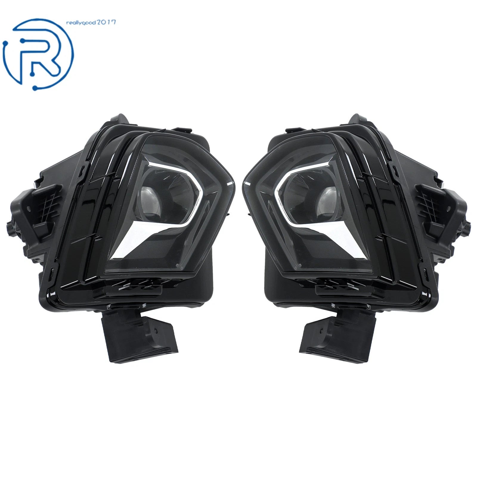 Set of 2 Projector Clear LED Headlights for Chevy Blazer (2023–2024)