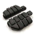 Black Dually Footpegs for Harley Softail Fat Boy FLFB, Fat Bob FXFB (2018–2023)