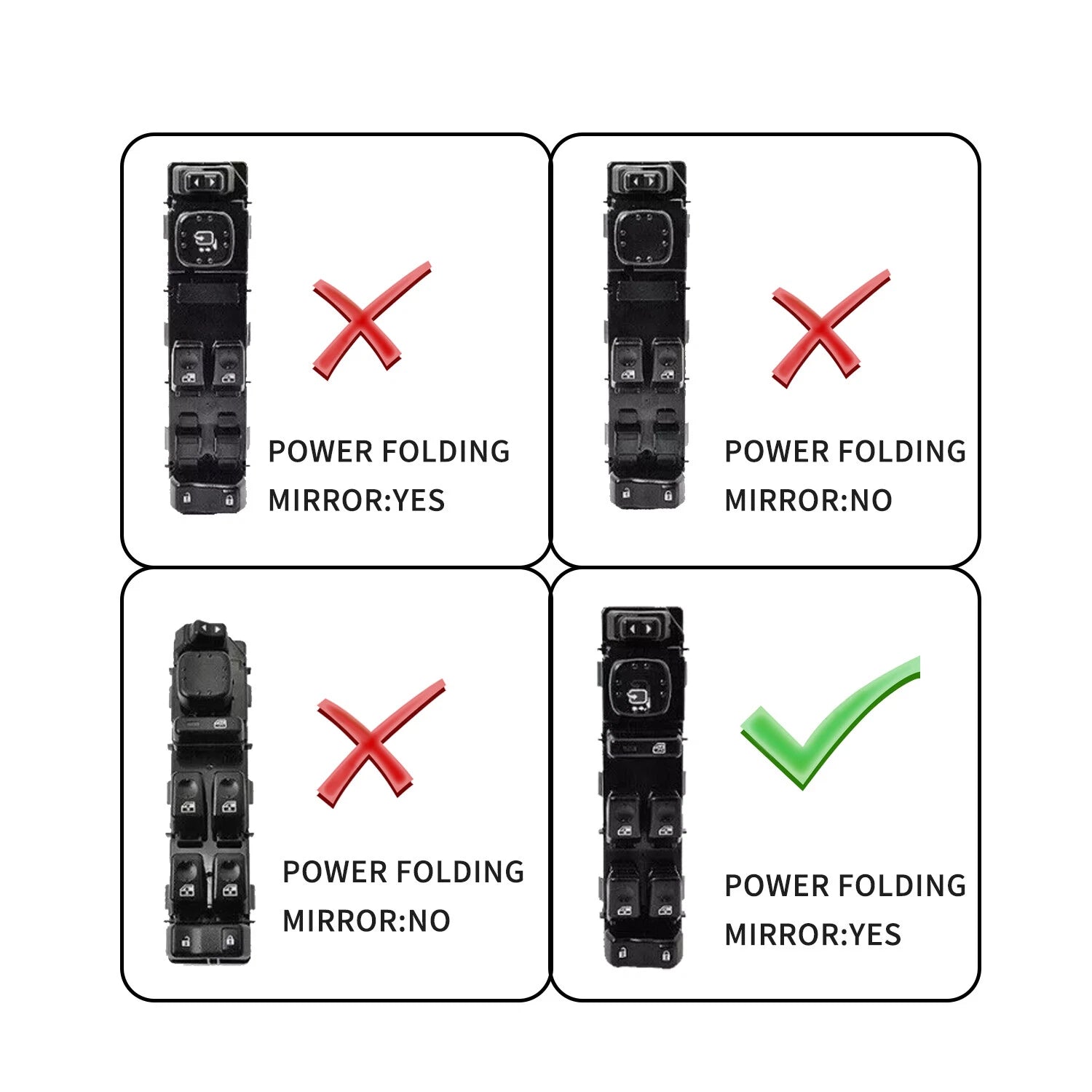 Driver Left Side Window Master Switch for Chevrolet Silverado 2003–2006