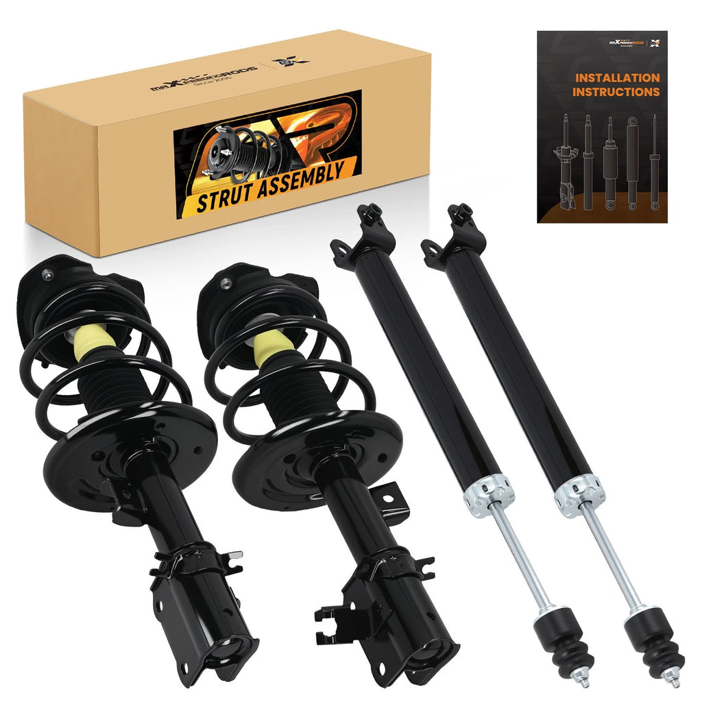 Complete Rear Shock Absorbers + Front Struts for Nissan Altima Sedan (2007–2013)
