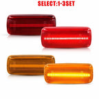 Set of 4 Amber Red LED Side Marker Lights for Dodge RAM 2500HD (2010–2018)